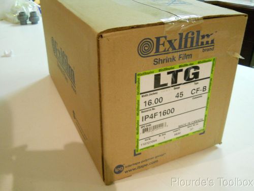 New Exlfilm Light Gauge Type CF-B Shrink Film 45 GA, 16&#034; x 5830&#039;, IP4F1600