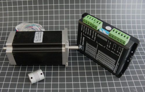 Cnc kit-425 oz-in stepper motor + 4.5a micro stepping driver + helical connector for sale