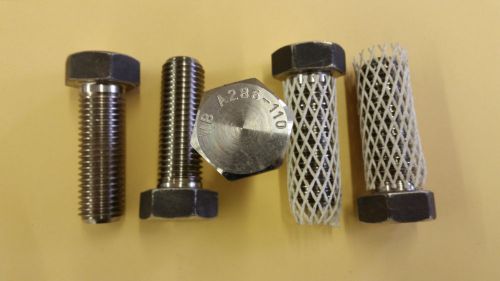 50) 20mm metric bolts m20-2.50 x 60mm din 933, a286 stainless steel, hex head for sale