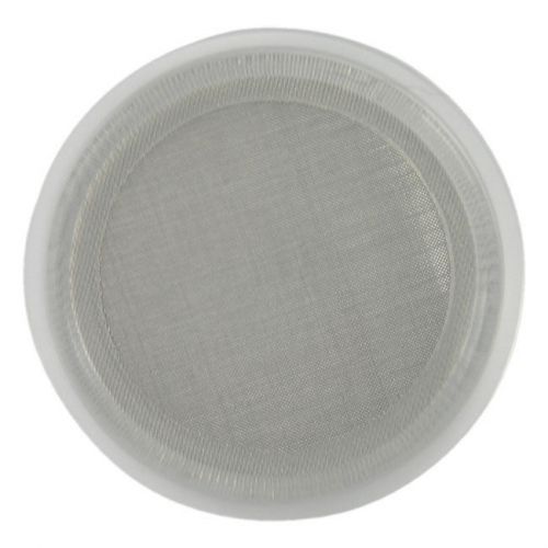 Platinum silicone sanitary tri-clamp screen gasket, clear - 1.5&#034; w/ 100 mesh for sale
