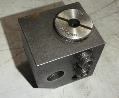 Hardinge tool holder cc-21-3/4_ cc21 _with 1/4 bushing cnc turret block for sale