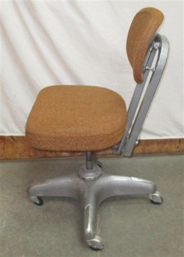 All-steel vintage office chair industrial age propeller tanker base swivel djm for sale