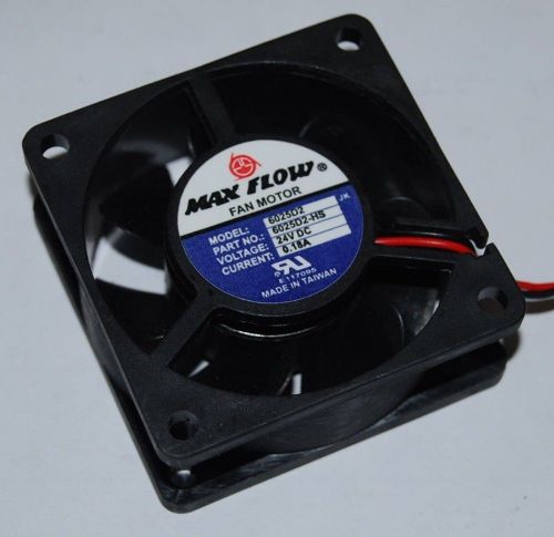 MAX FLOW COOLING FAN MF6025D2-HSPL 24V 3.6W 4500RPM
