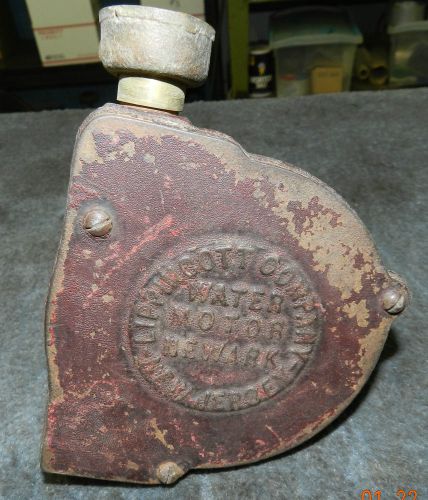 Original Water Motor 3 1/2&#034;  LIPPINCOTT CO NEW JERSEY  Hit Miss Gas Engine Steam