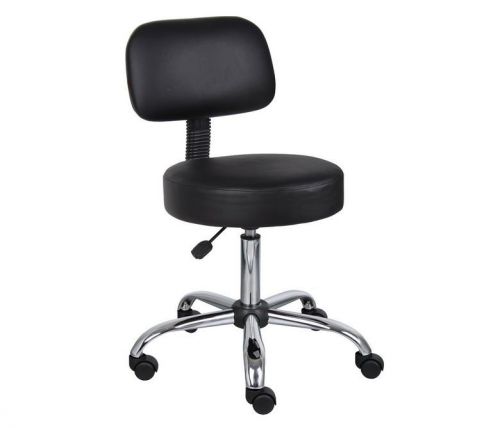 Black Rolling Medical Stool Drafting Swivel Chair Ergonomic Office Furniture NEW