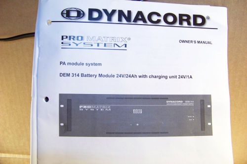 Dynacord DEM 314 power supply