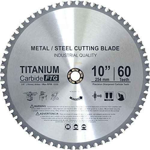 Concord Blades MCB1000T60-P TCT Ferrous Metal Cutting Blade 10-Inch 60 Teeth for