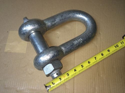 ***NEW***  12.5 TON RIGGING SHACKLE CLEVIS 1-5/8&#034; PIN 12-1/2 TON