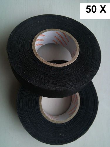 Lot of 50 CERTOPLAST Auto Wire Harness Adhesive fabric Tape 19mmx25m  WHOLESALE