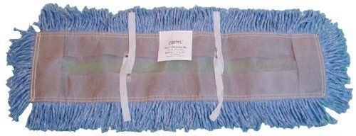 Zephyr 23024 blue blended yarn disposable dust mop head  24&#034; length x 5&#034; width ( for sale