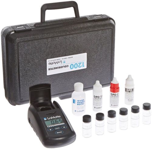 Brand new lamotte 3670-01-li chlorine colorimeter kit test model 1200-cl for sale