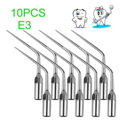 10PCS CE  E3 Dental Ultrasonic Scaler Tips  E3