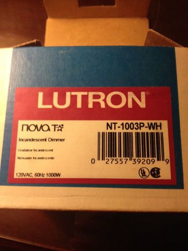Lutron Nova T NT-1003P-WH