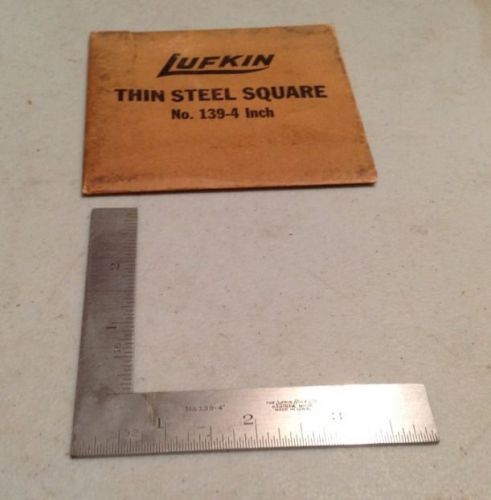 Lufkin Thin Steel Square. No. 139-4 Inch