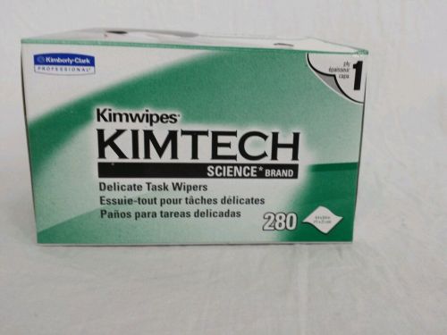 Kimtech Science Kimwipes Delicate Task Wipers 4.4&#034; x 8.4&#034; Box of 280 #34155