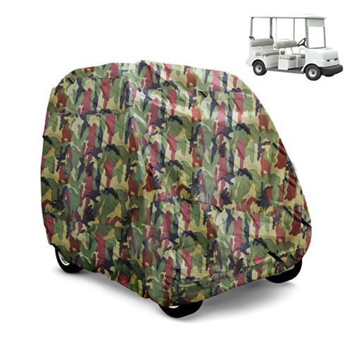 PYLE PCVGFCT63 PROTECTIVE COVER FOR GOLF CART (CAMO COLOR)  4 PASS