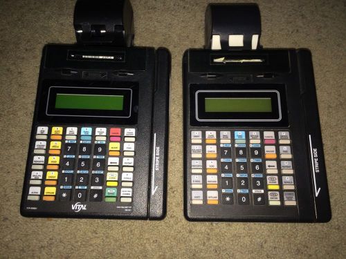 (1)Hypercom T7P-T Credit Card Machine (1) Hypercom T7PCredit Card Machine