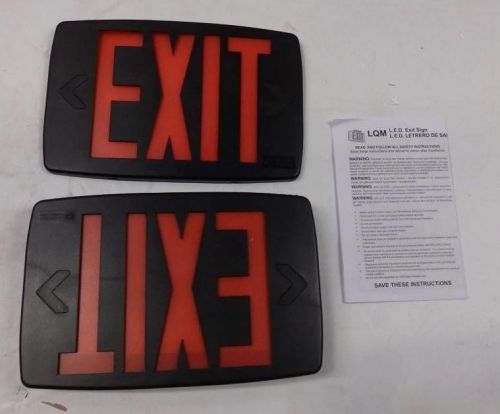 Lithonia  LED Emergency Exit Sign LQM-S-3-R-120/277-EL-N-M6