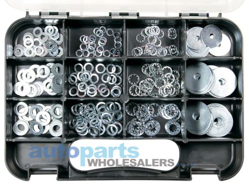 GJ WORKS ASSORTED WASHERS GRAB KIT 255 PIECES FREE AUSTRALIAN SHIPPING