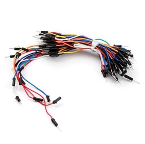 Male to Male Solderless Flexible Breadboard Jumper Cable Wires 65Pcs for Arduino