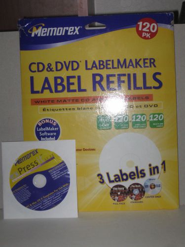 Memorex 3202-0424 Cd Label Refills