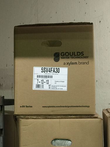 Goulds 5sv4fa30 4 stg esv stainless vertical water pump liquid end grundfos cr5 for sale