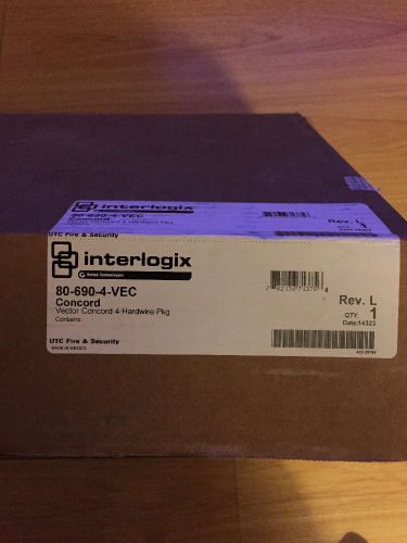 Interlogix Concord-4 Wireless Alarm Kit Home Security System Panel Sensor More!