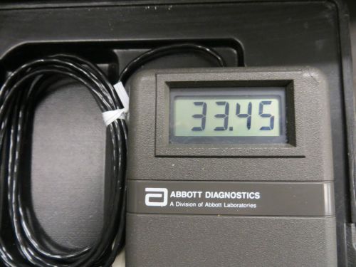 ABBOTT IMX DIGITAL THERMOMETER MODEL 4200 W/MANUAL