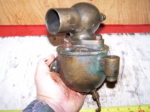 Original schebler dx-319 hart parr tractor brass carburetor hit miss steam oiler for sale