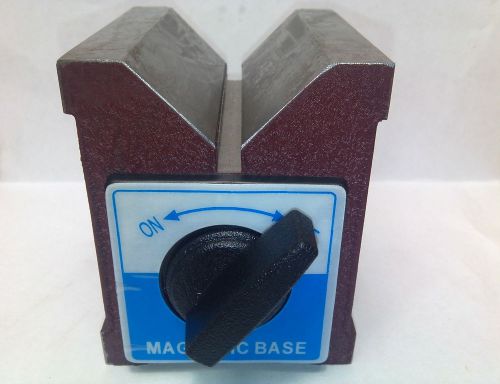 V-groove on/off magnetic base for work holding/positioning &amp; dial/test indicator for sale
