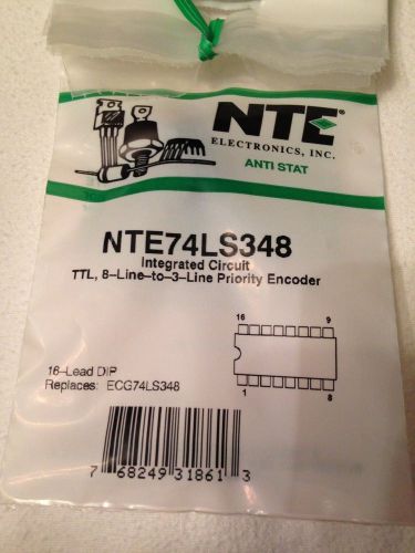 NTE74LS348 8 line to 3 line priority encoder  (10 pieces)
