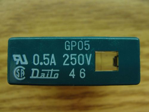 &#034;NEW&#034; Daito Fuse GP05 0.5A 250V