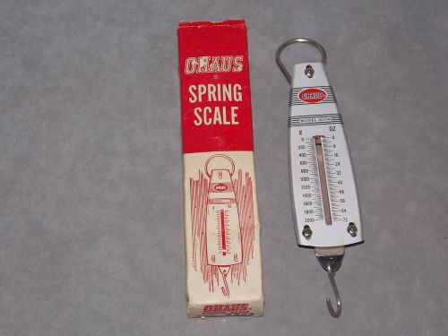 Vintage OHAUS Spring Scale 0-2000 grams 72 Ounce New Old Stock in Box Model 8004