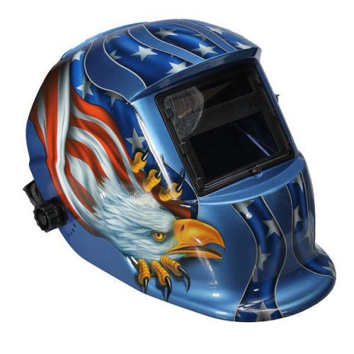 New Solar Auto Darkening Eagle Welding Protective Helmet Mask