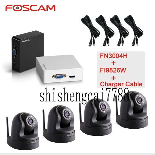 Foscam FI9826W 1280x960p IP Camera and FN3004H HD Mini 4CH NVR Security system