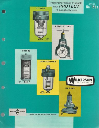 Compressed air products 1966 catalog filters regulators wilkerson corp colorado for sale