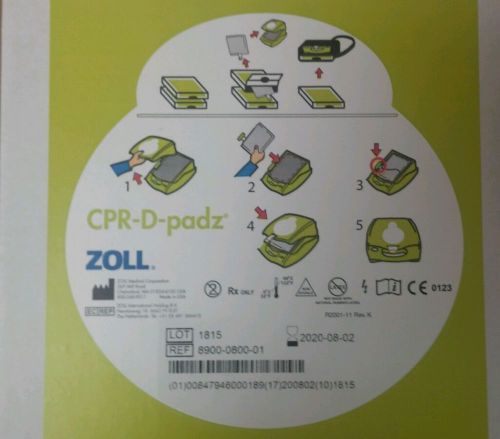 Zoll cpr-d-padz (8900-0800) for sale