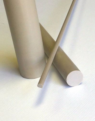 2-1/8&#034; diameter natural peek rod - priced per foot- cut to size! for sale