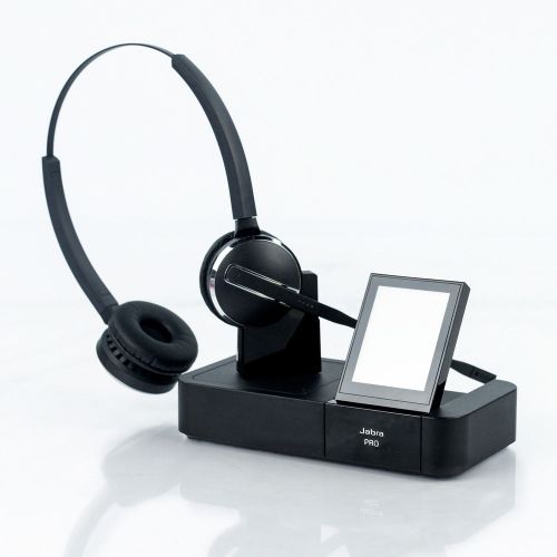 Jabra Pro 9460 Duo Wireless Over the Head Headset and Base