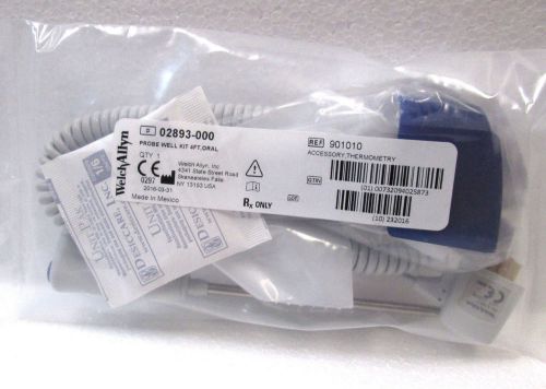 Welch Allyn #02893-000, Probe Well Kit ORAL 4FT NEW