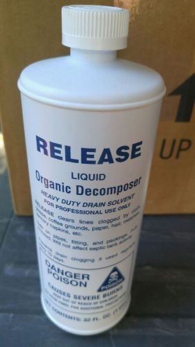 CASE Chemsol Release Organic Liquid Heavy Duty Drain Decomposer 10 32oz Bottles