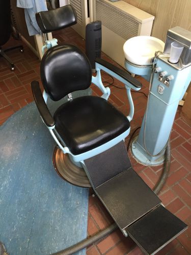 Vintage Weber Hydraulic Powered Dental Chair Tattoo Barber Piercing Rare Origina