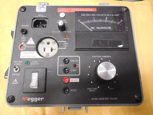 Megger AC/DC High-pot Tester 28385