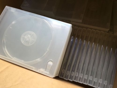 100 Clear DVD cases, Standard size, New