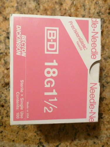 Box Of BD PrecisionGlide Hypodermic Needles REF:305196