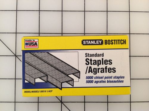 Stanley Bostitch Standard Staples - 5000 chisel point