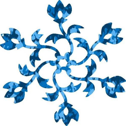 30 Custom Blue Camo Floral Design Personalized Address Labels