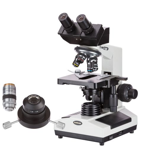 Darkfield binocular biological compound microscope 40x-2000x for sale