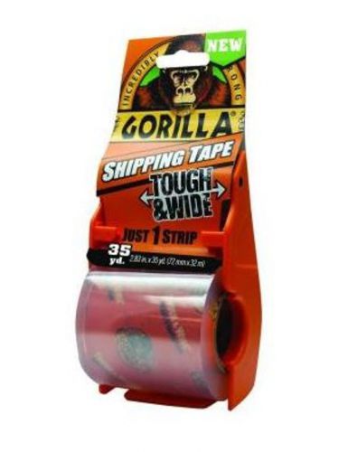Gorilla 2.83 in x 35 yards crystal clear shipping tape with dispenser 6 pack for sale