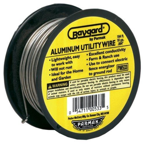 Baygard electric fence 16 gauge aluminum wire - 164 feet 00533 for sale